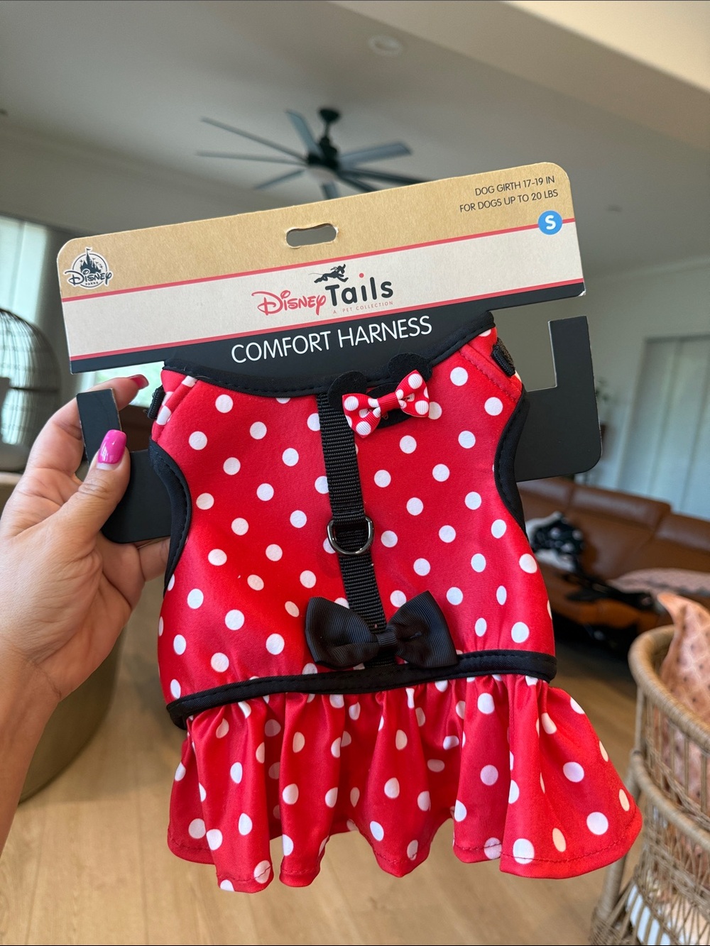 Disney Disneyland Minnie Mouse dog outfit dress authentic upto 20lbs puppy